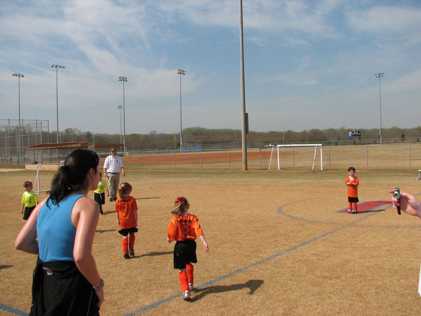 James First Soccer Game