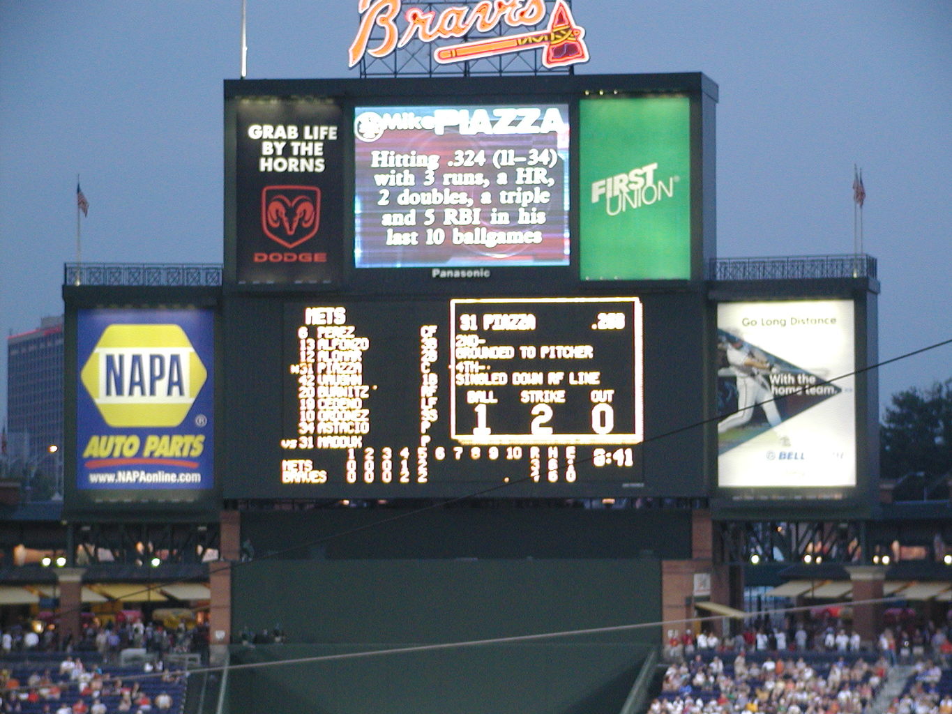 Braves vs Mets at Turner Field
