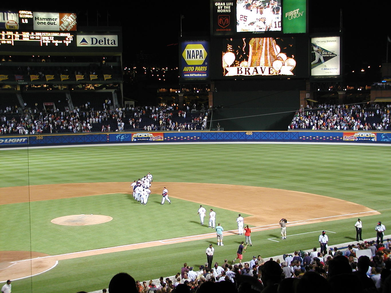 Braves vs Mets at Turner Field
