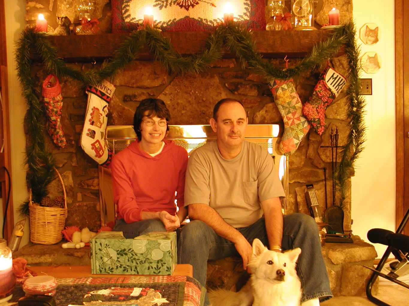 Christmas 2002 with the Gradys
