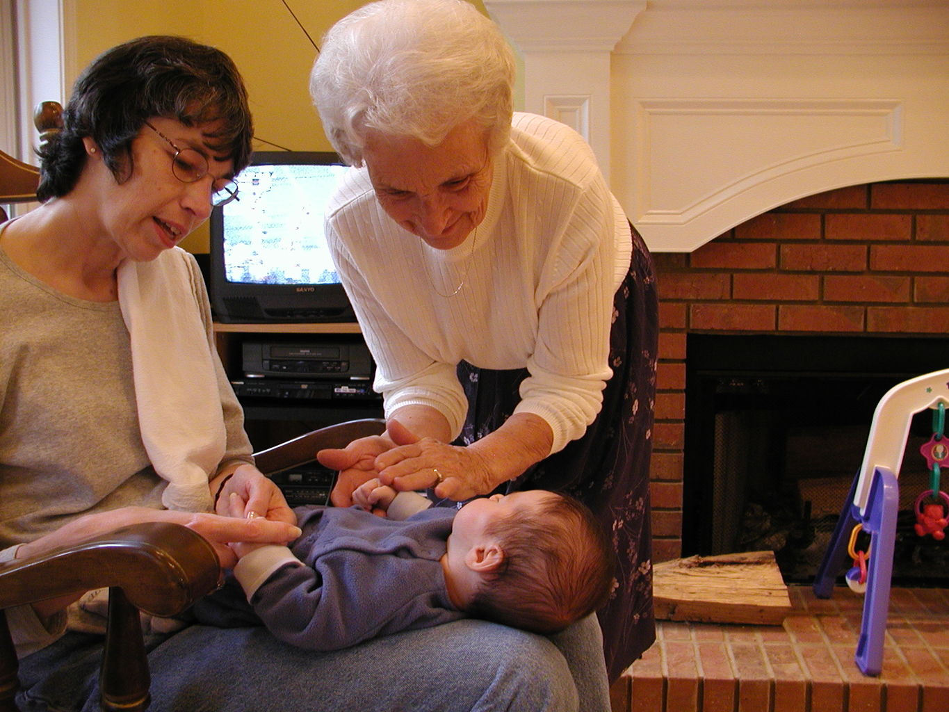 Grandma Grady's First Visit
