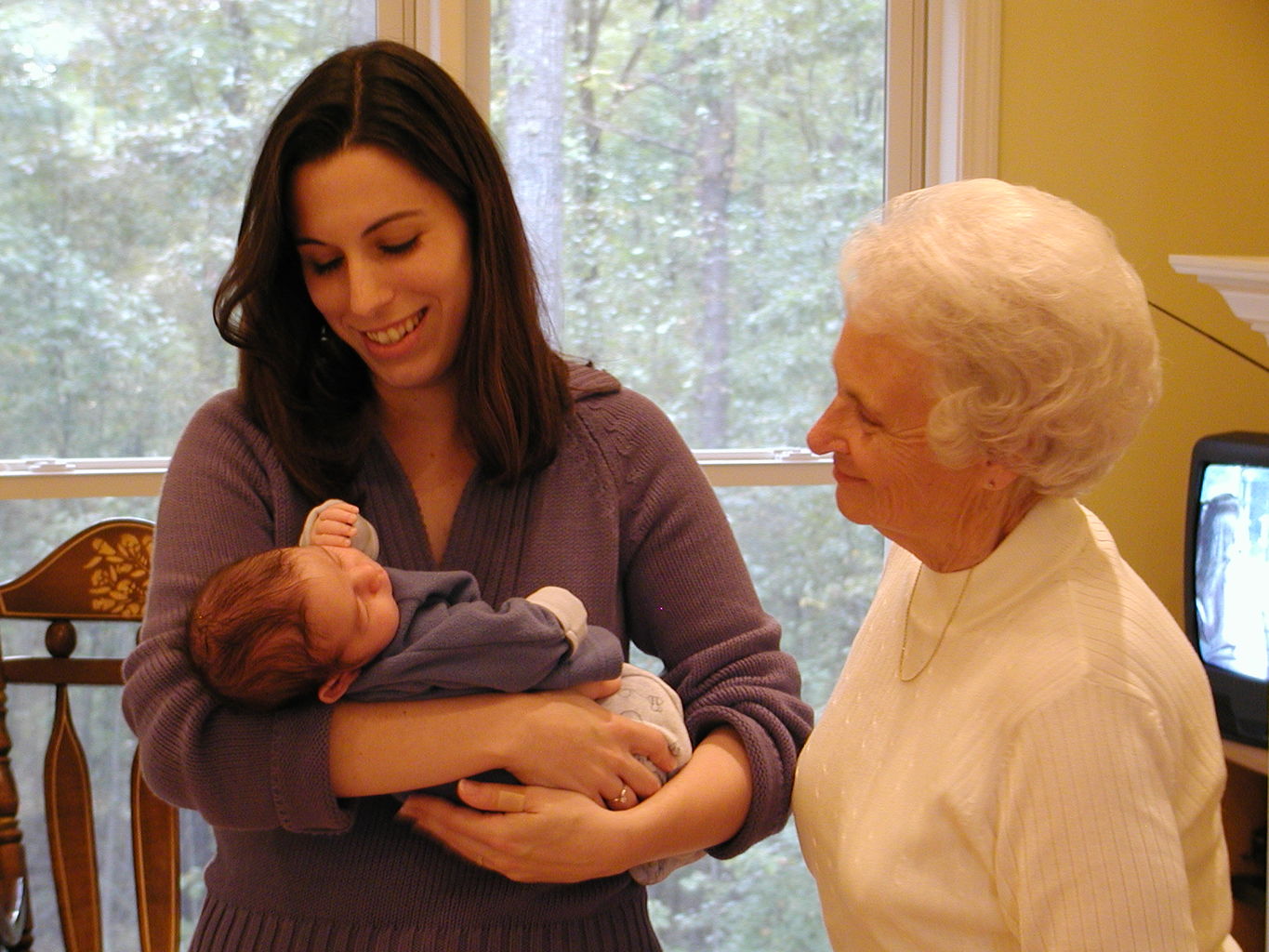 Grandma Grady's First Visit
