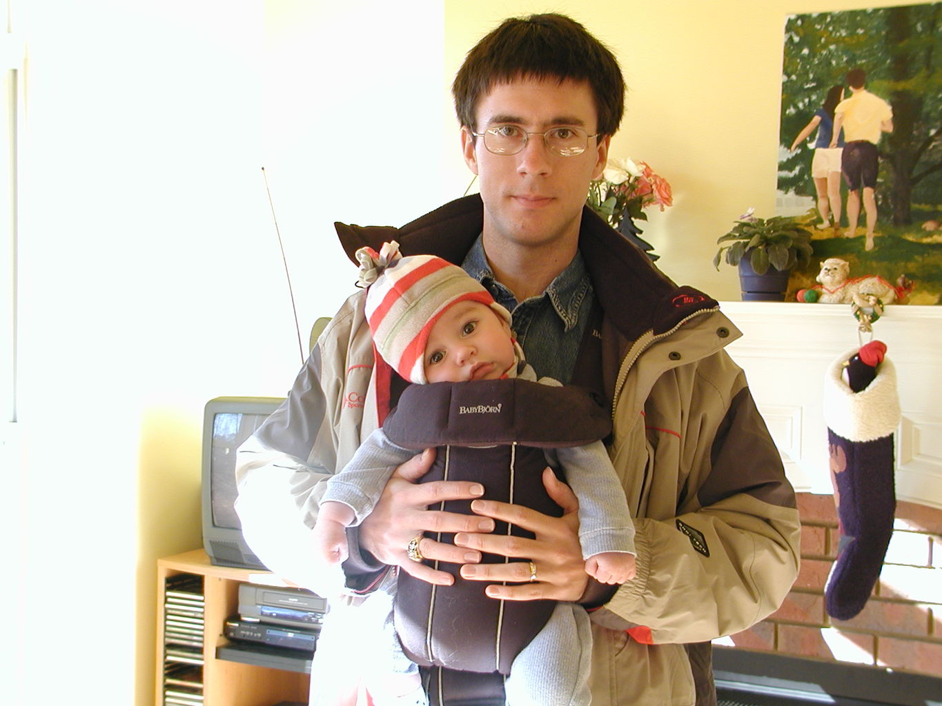 Mike and James Going For a Walk
