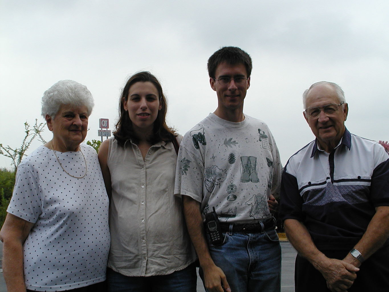 Mom Mom and Pop Pop visit Mike and Erin
