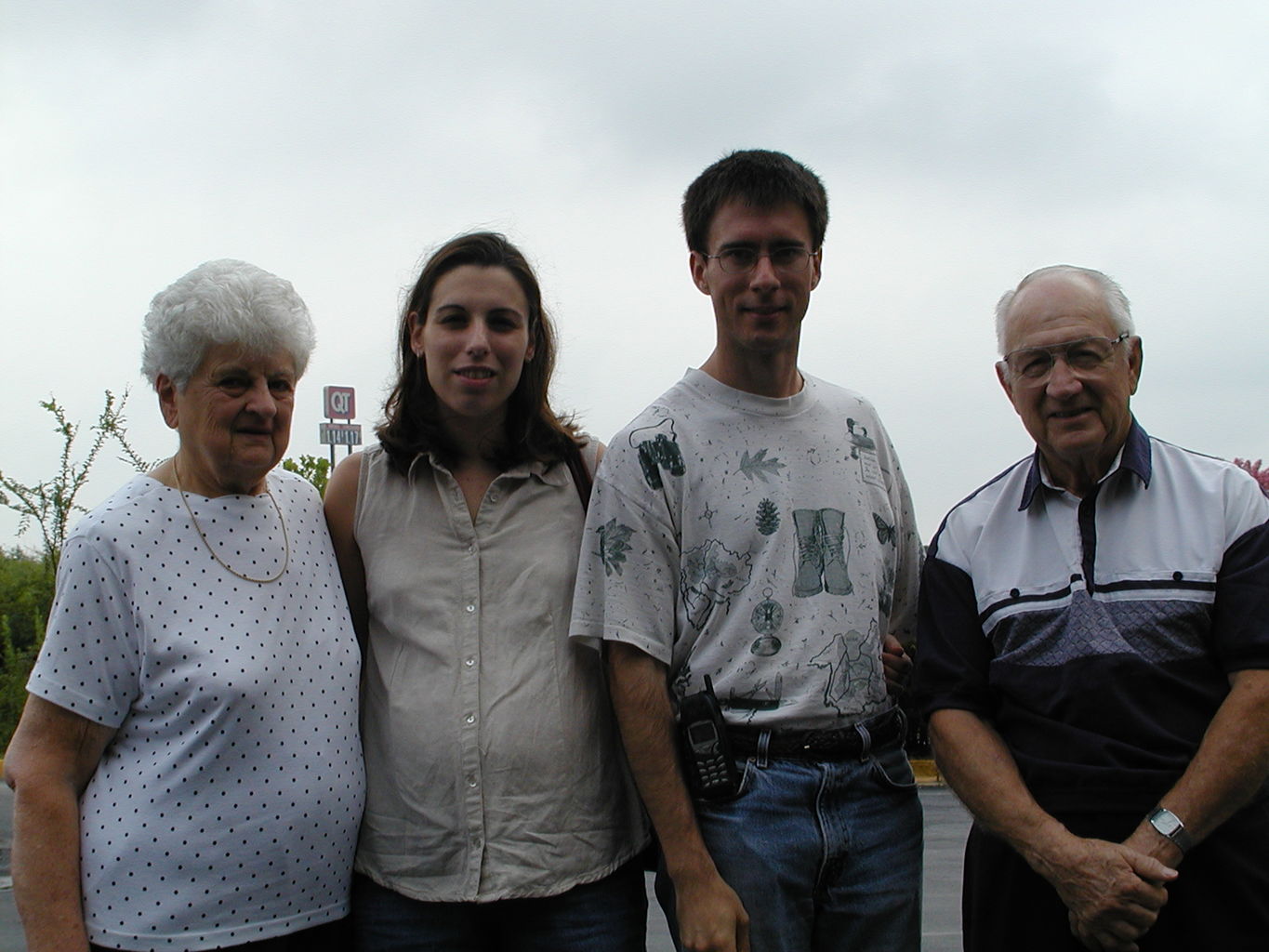 Mom Mom and Pop Pop visit Mike and Erin
