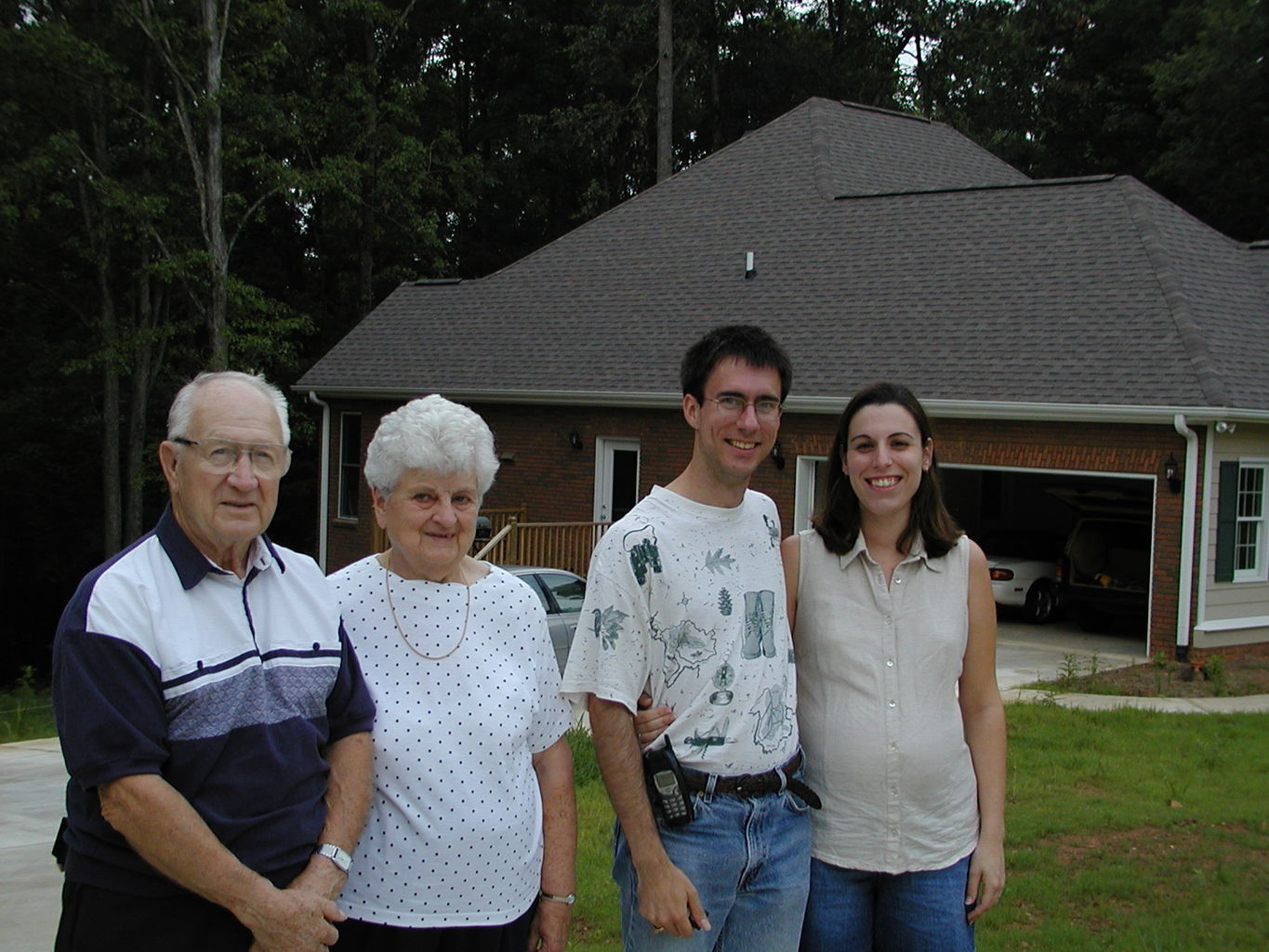 Mom Mom and Pop Pop visit Mike and Erin
