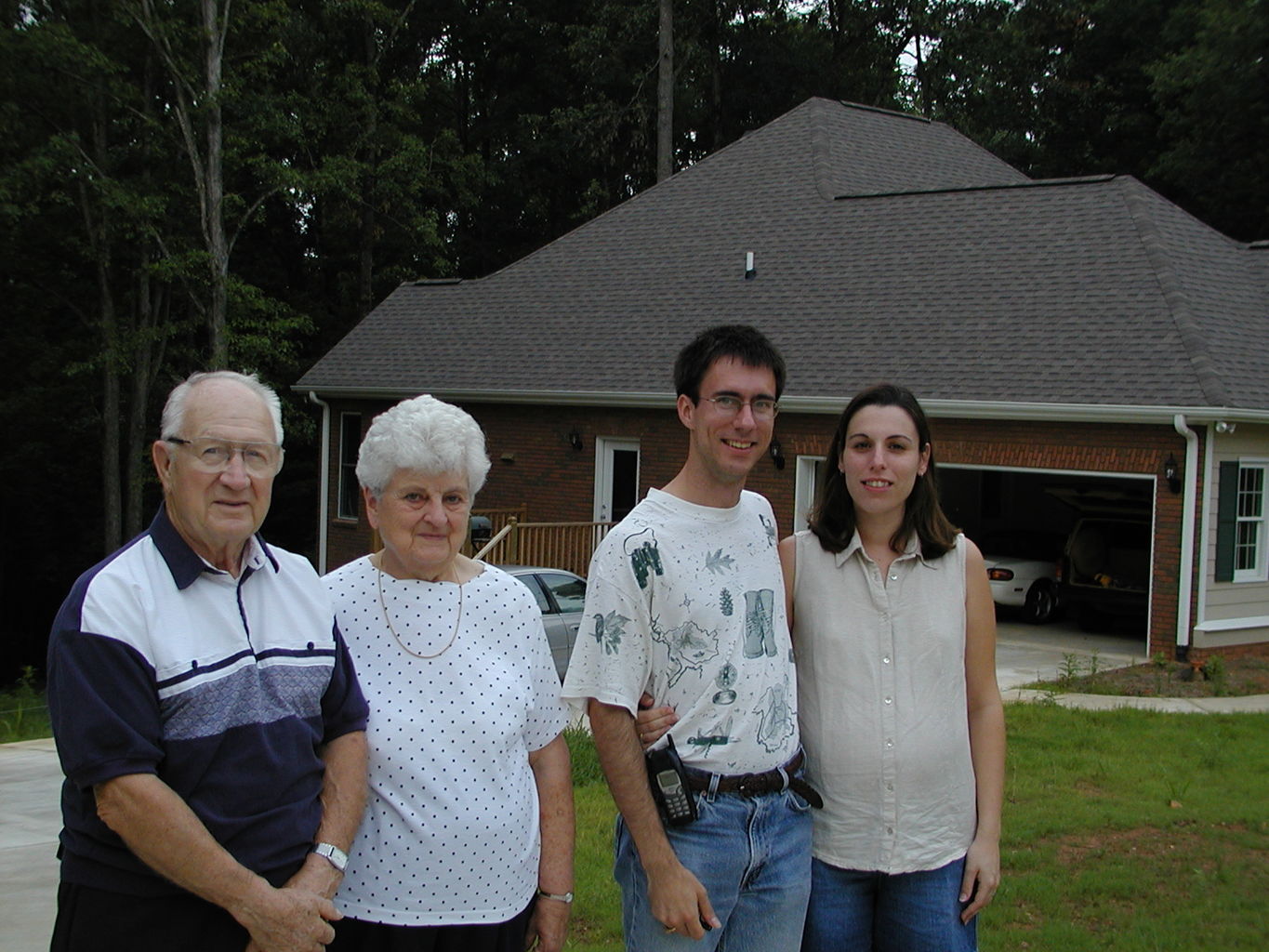 Mom Mom and Pop Pop visit Mike and Erin
