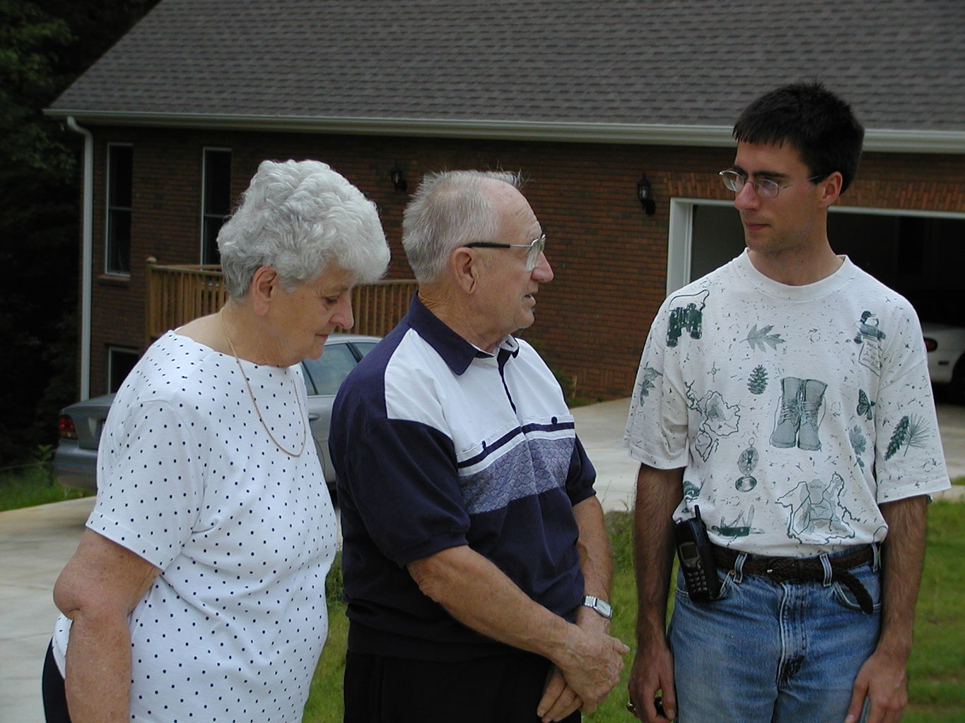 Mom Mom and Pop Pop visit Mike and Erin
