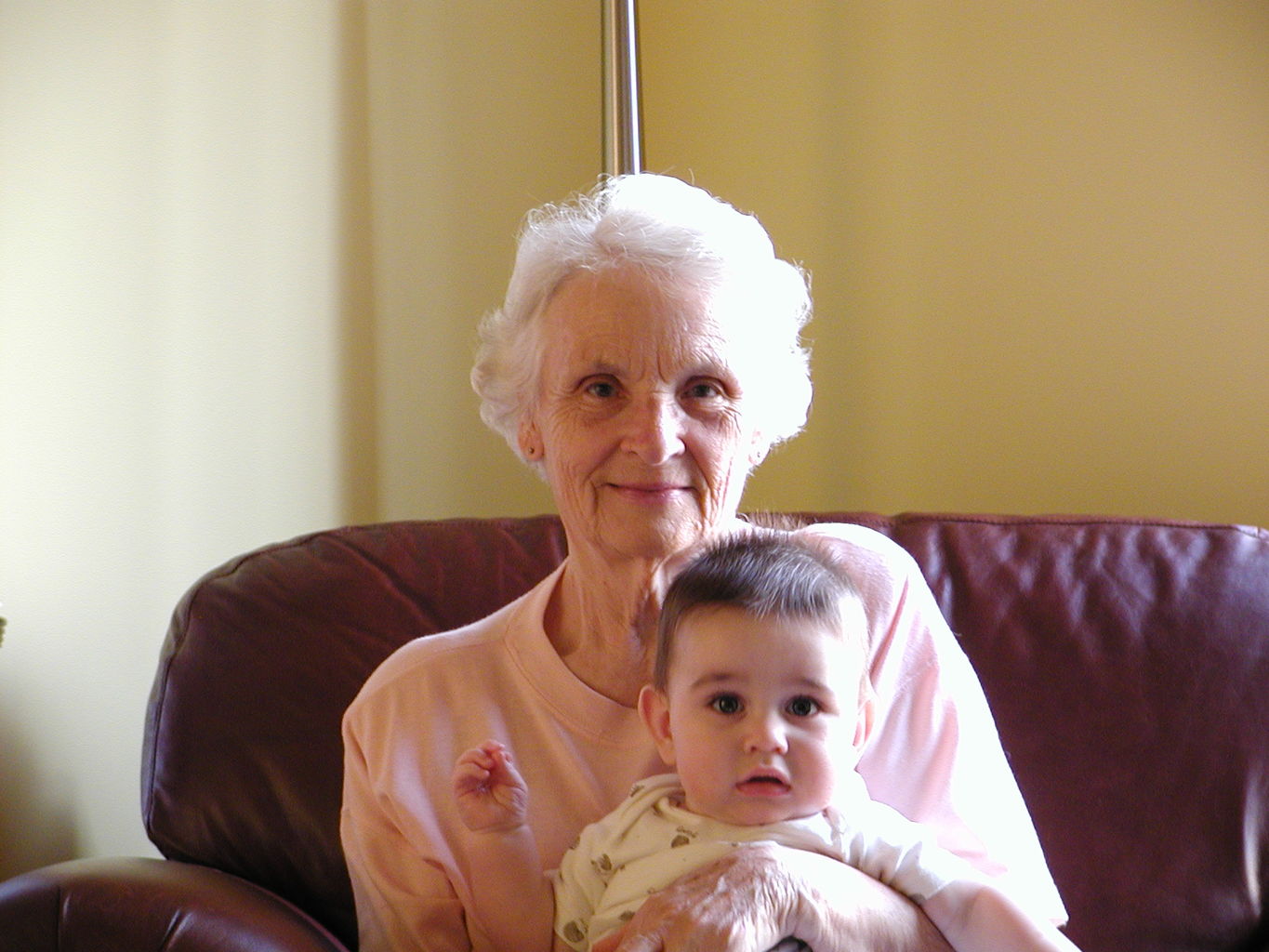 Pictures of James, April 2003
