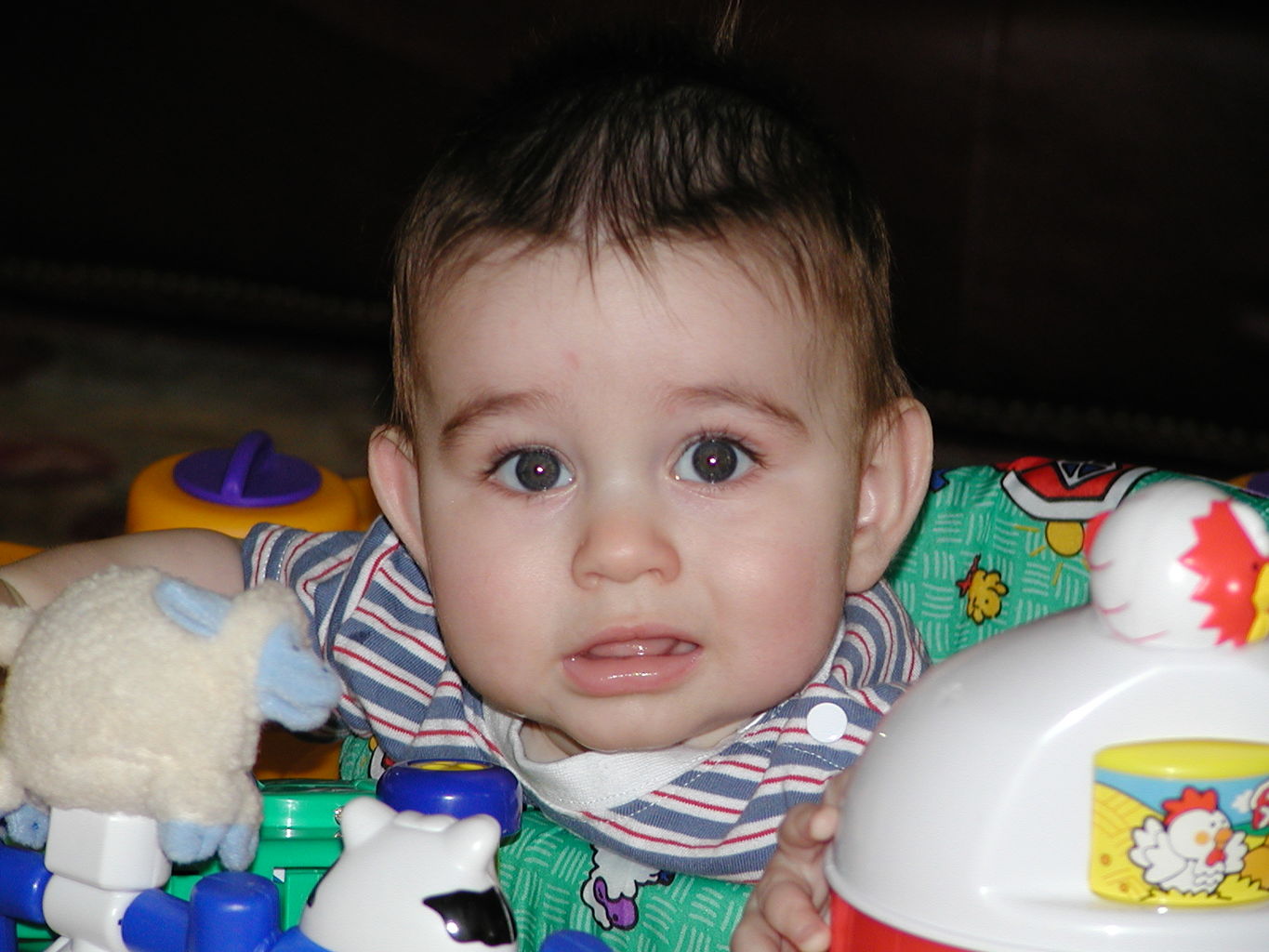 Pictures of James, April 2003
