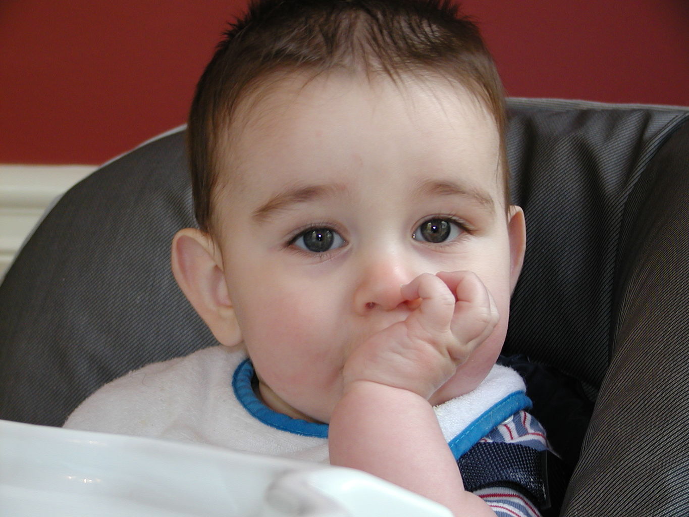 Pictures of James, April 2003
