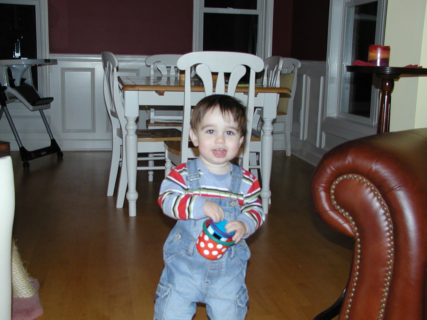 Pictures of James, December 2003
