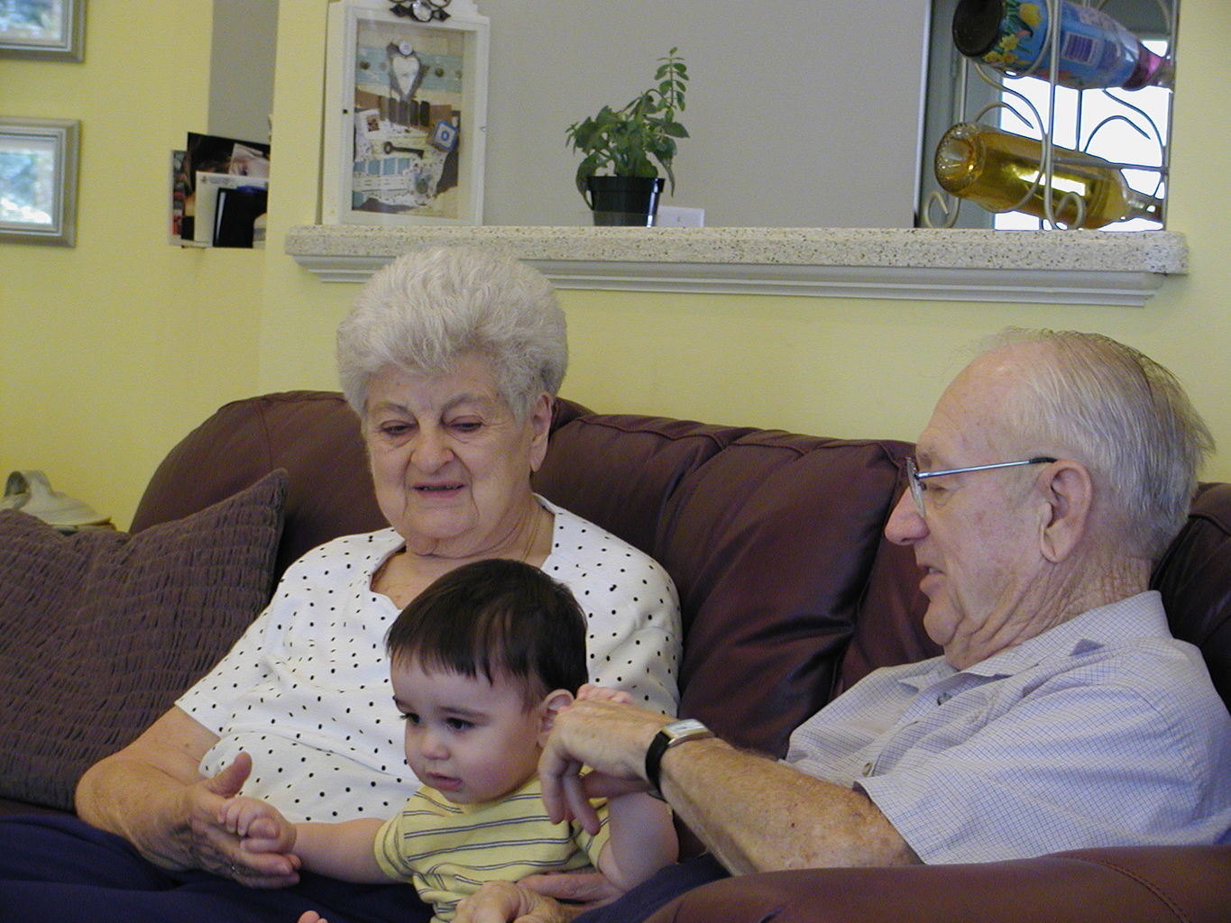 Mom Mom and Pop Pop Visit

