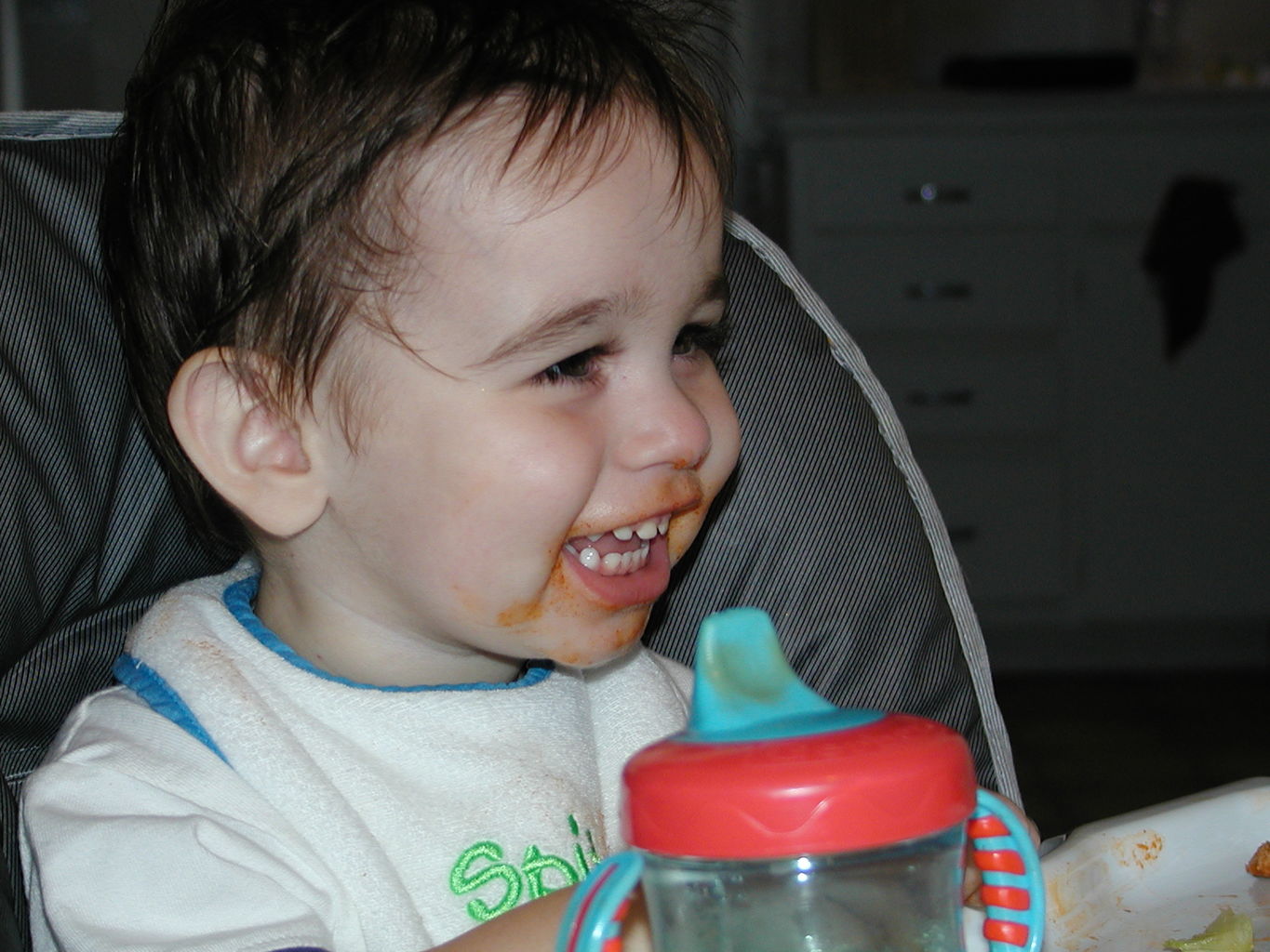 James First Spaghetti Dinner
