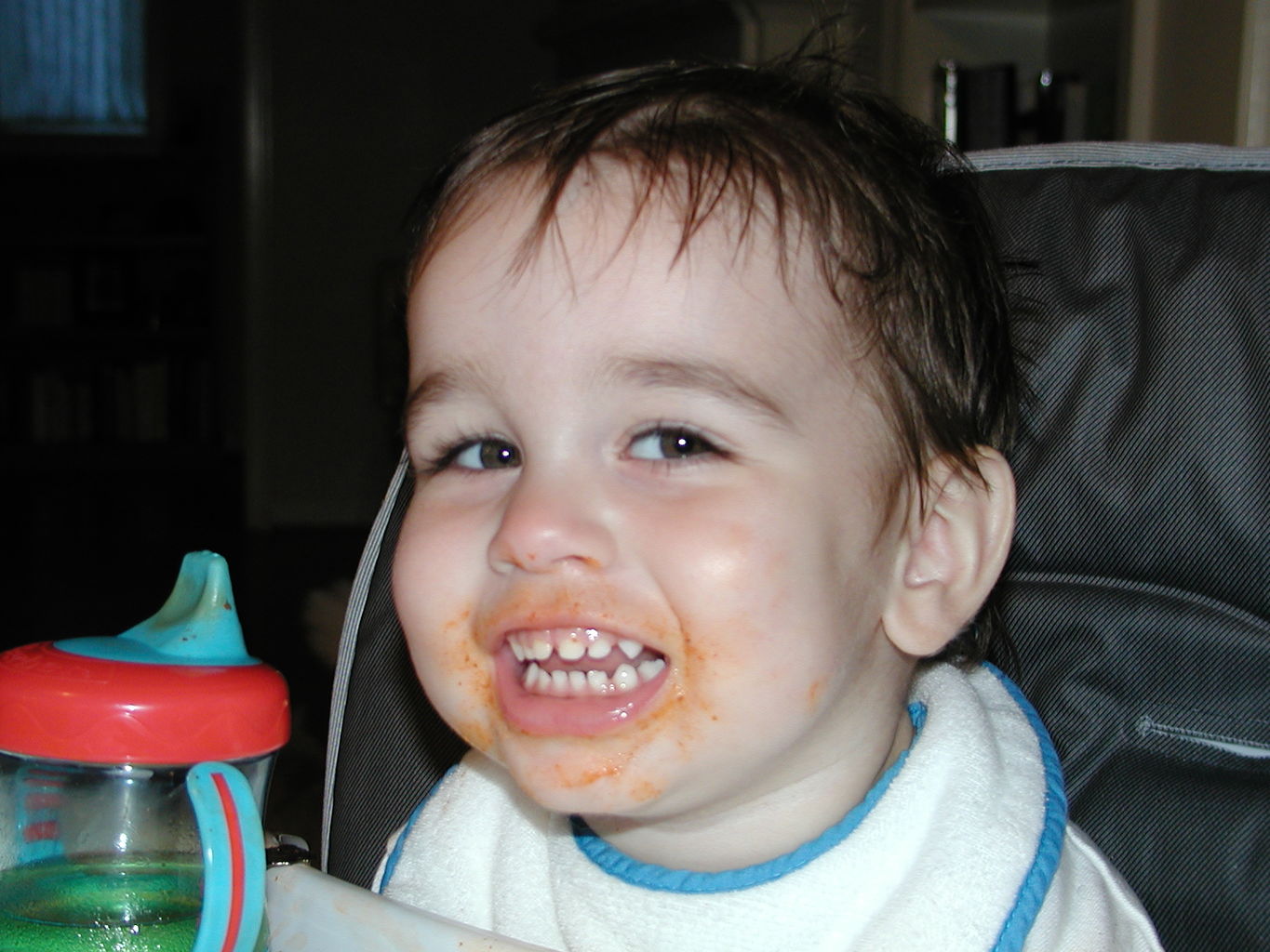 James First Spaghetti Dinner
