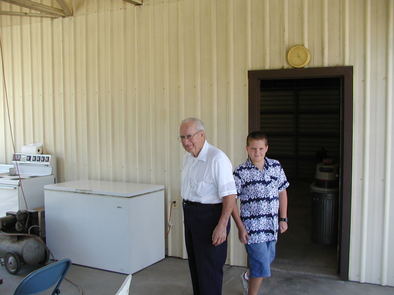 Visit with PopPop - Friday
