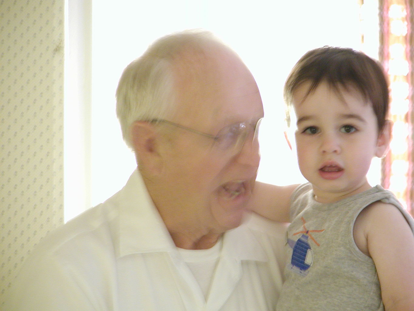 Visit with PopPop - Friday
