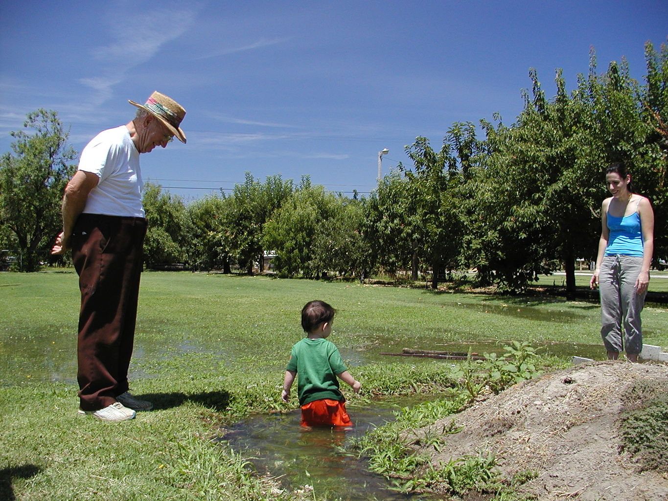 Visit with PopPop - Saturday
