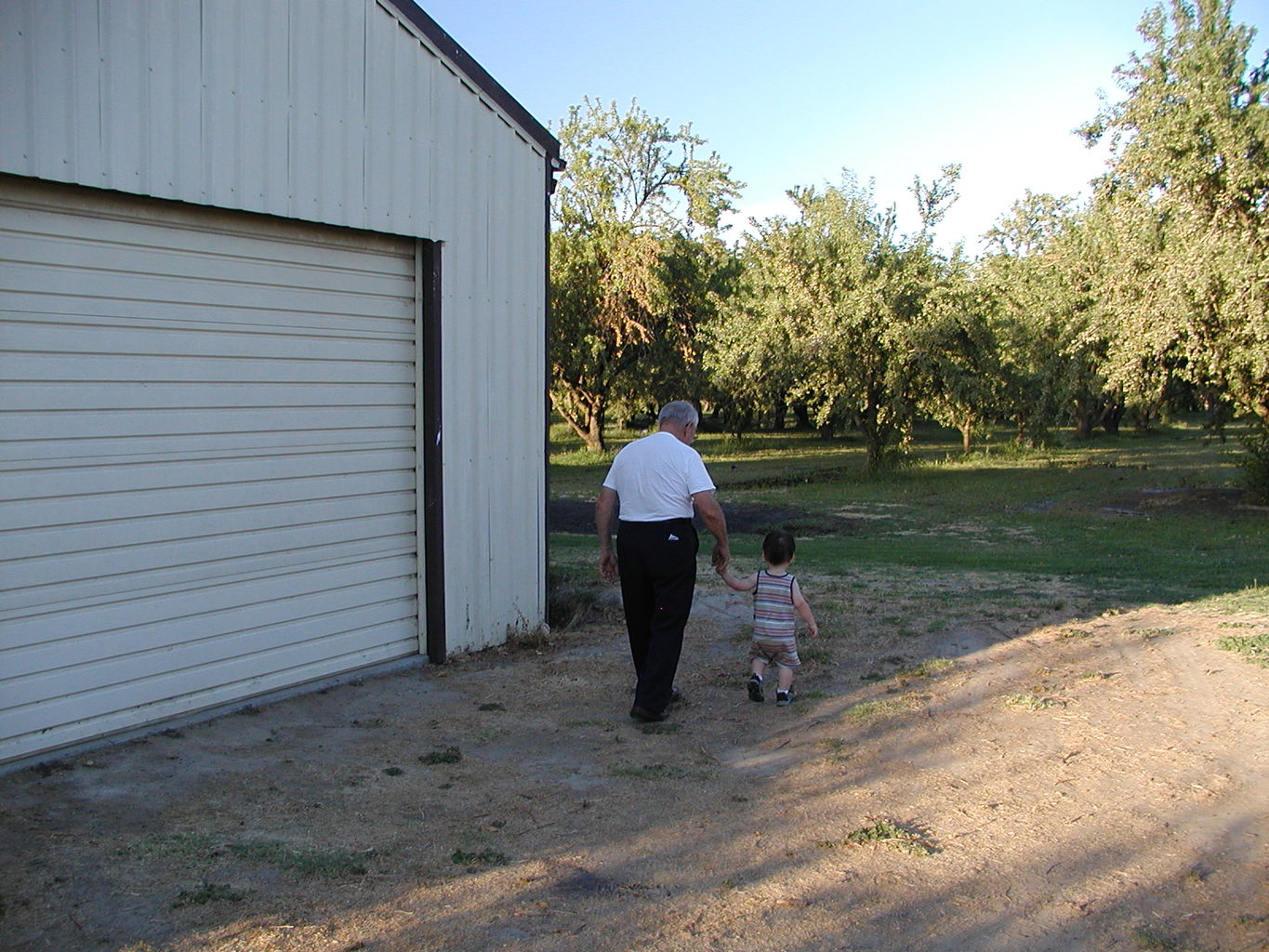 Visit with PopPop - Saturday
