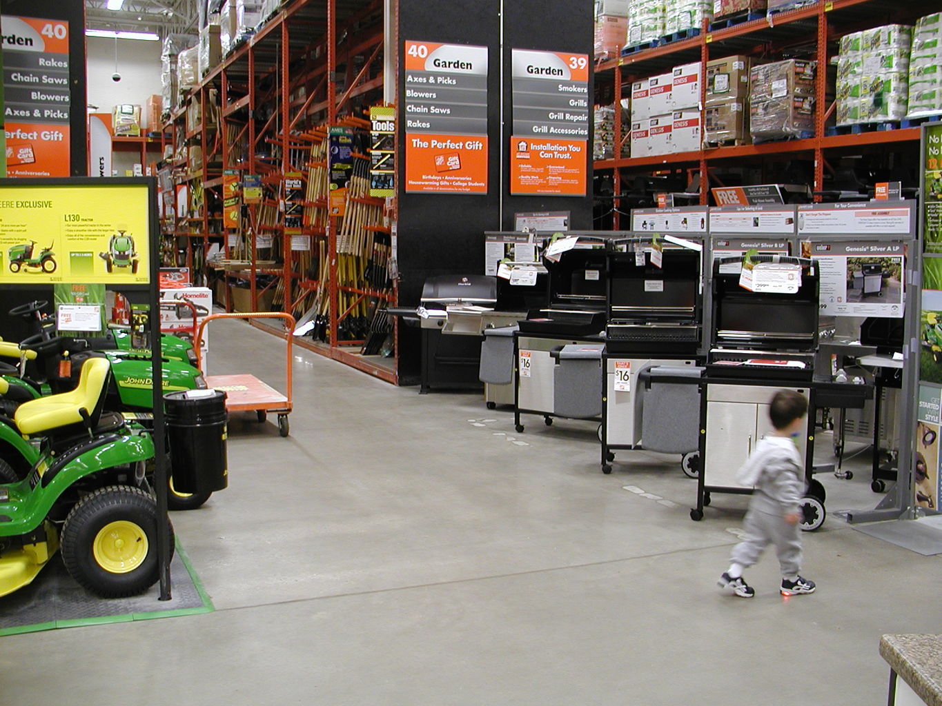 Playtime at the Home Depot
