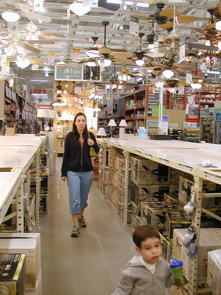 Playtime at the Home Depot
