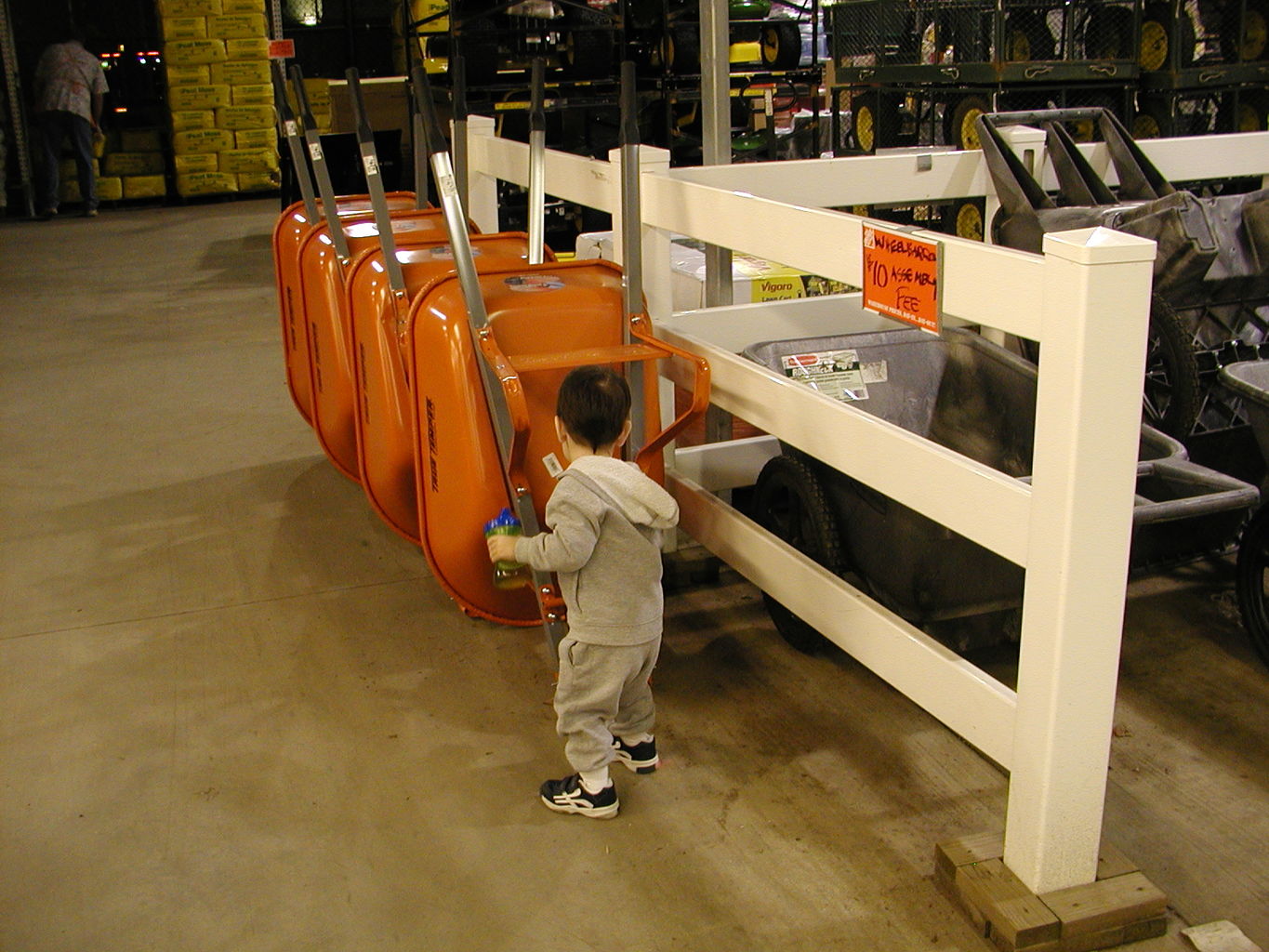 Playtime at the Home Depot
