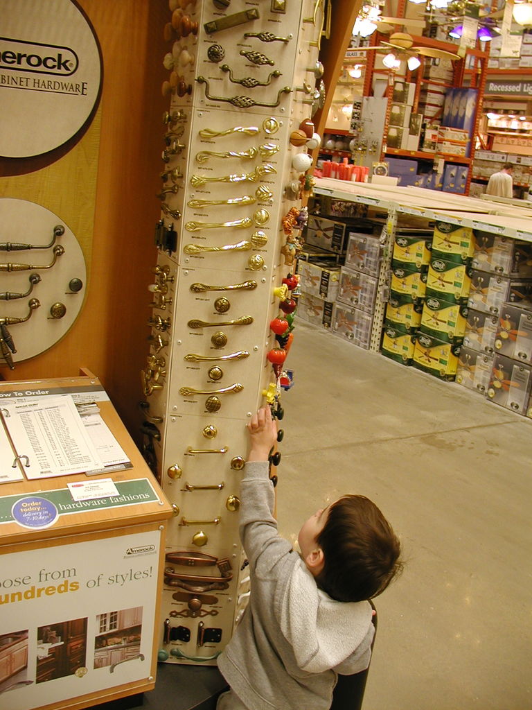 Playtime at the Home Depot

