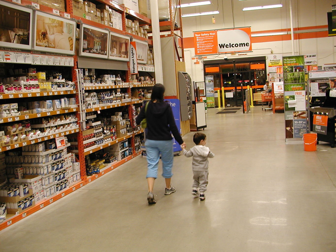 Playtime at the Home Depot
