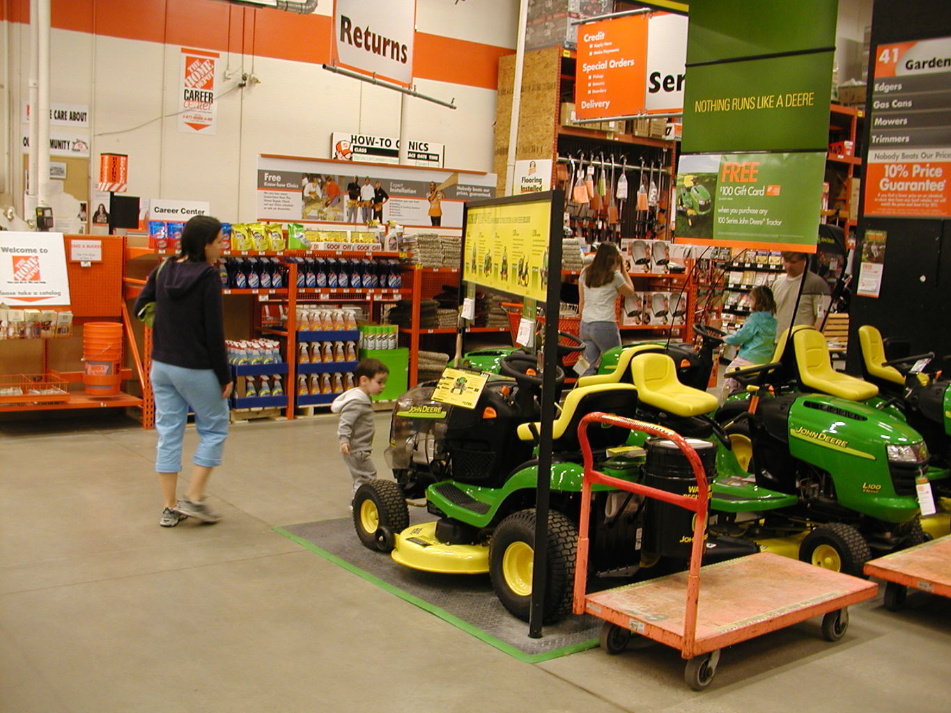 Playtime at the Home Depot
