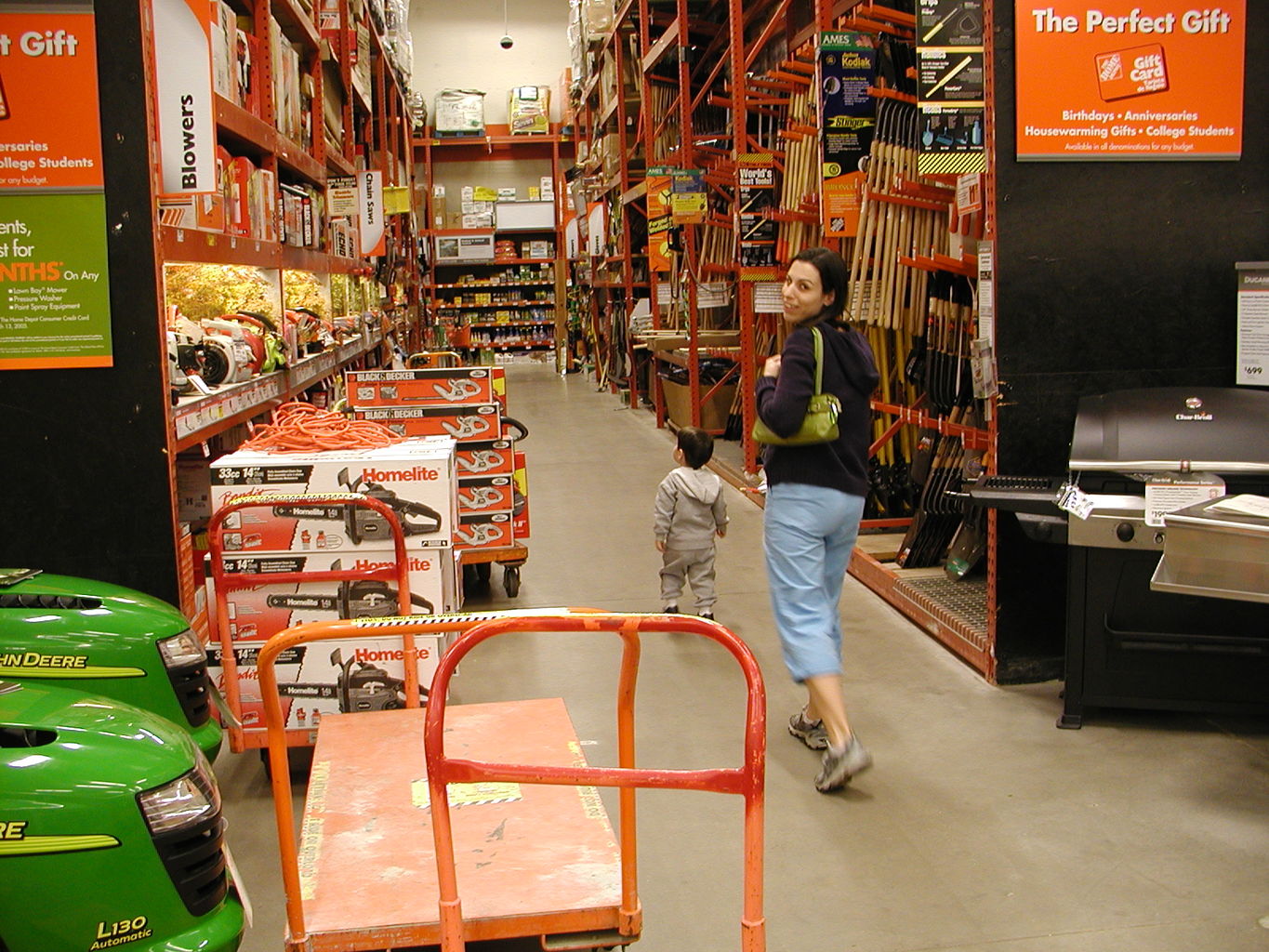 Playtime at the Home Depot
