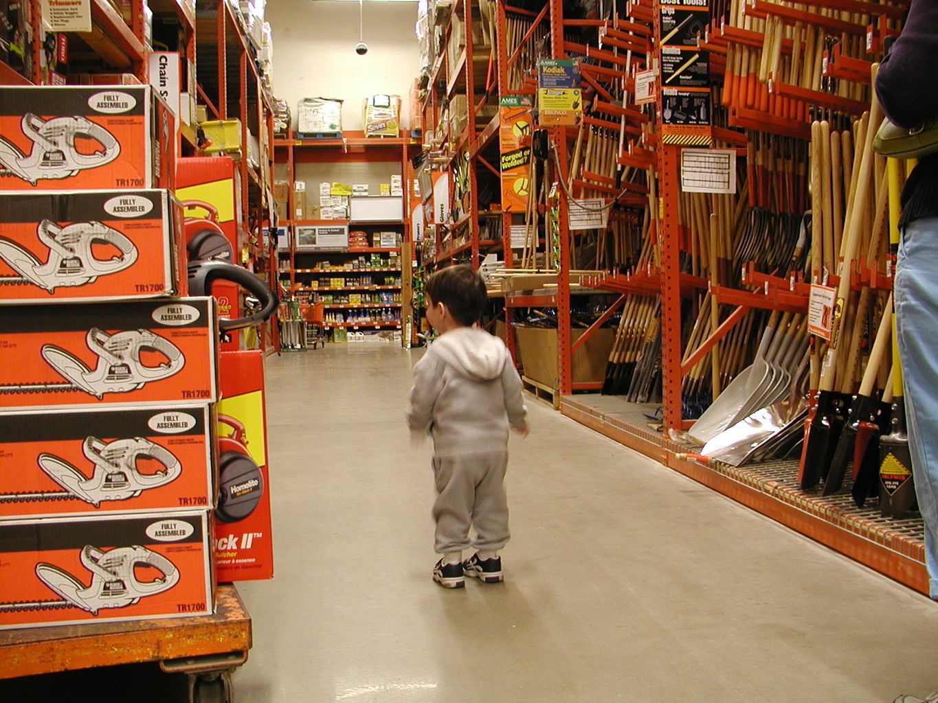 Playtime at the Home Depot
