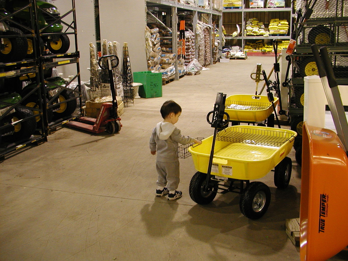 Playtime at the Home Depot
