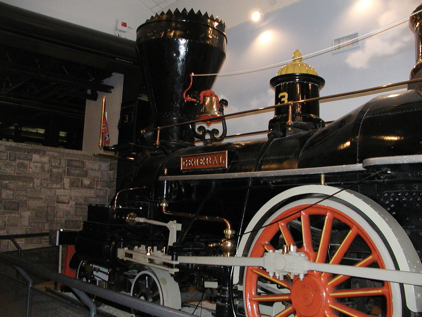 James sees the Big Trains
