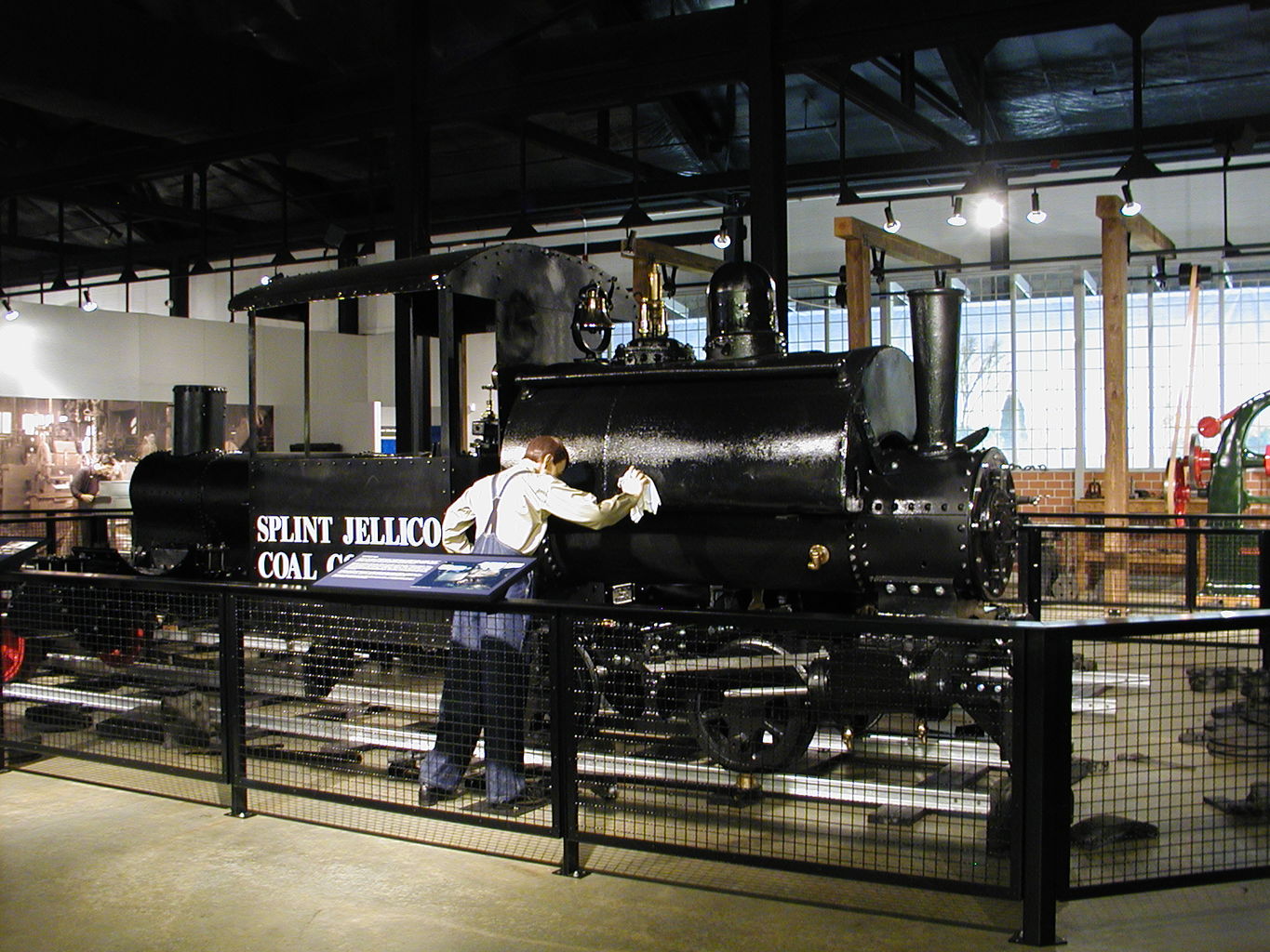 James sees the Big Trains
