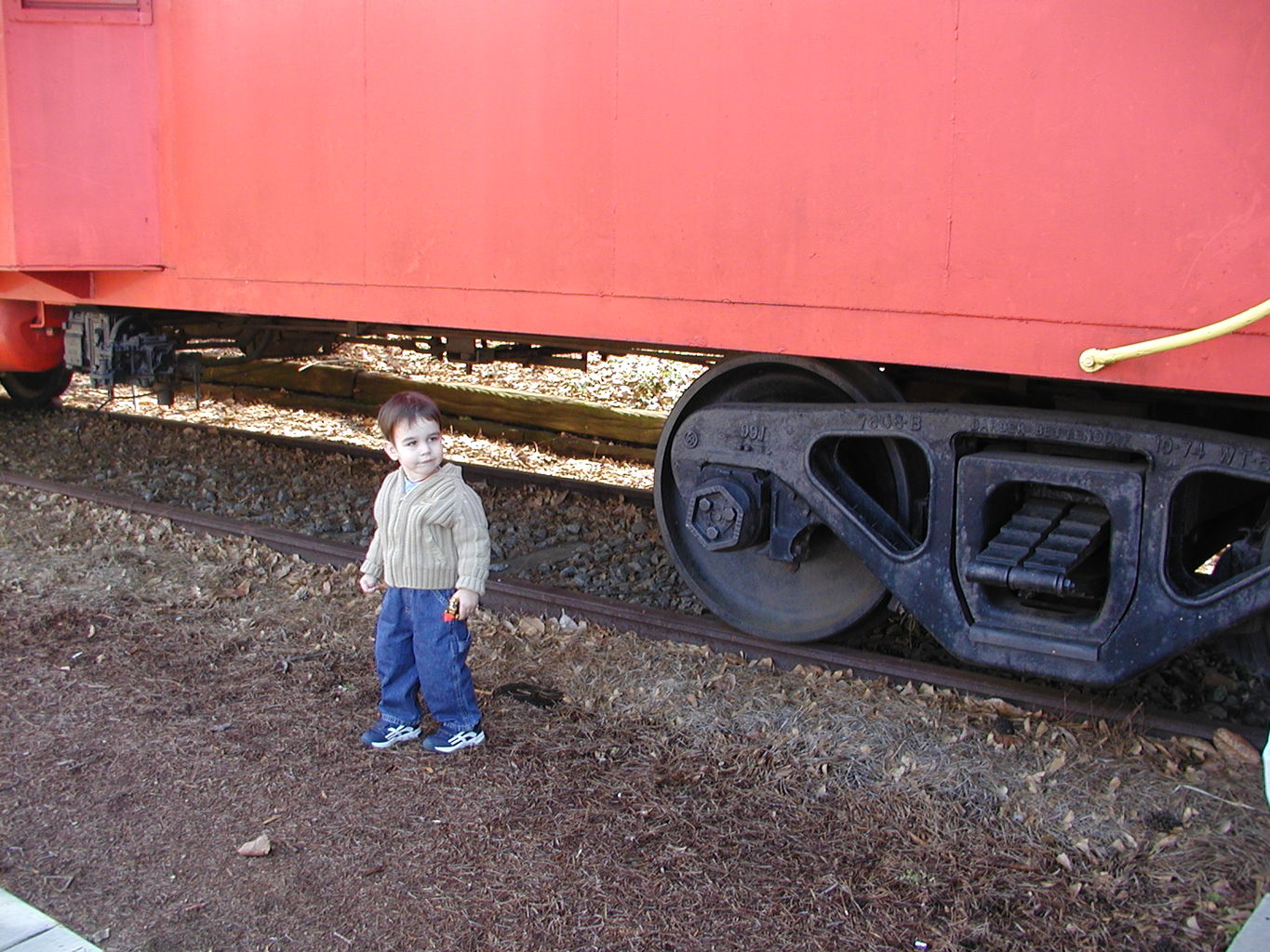 James sees the Big Trains
