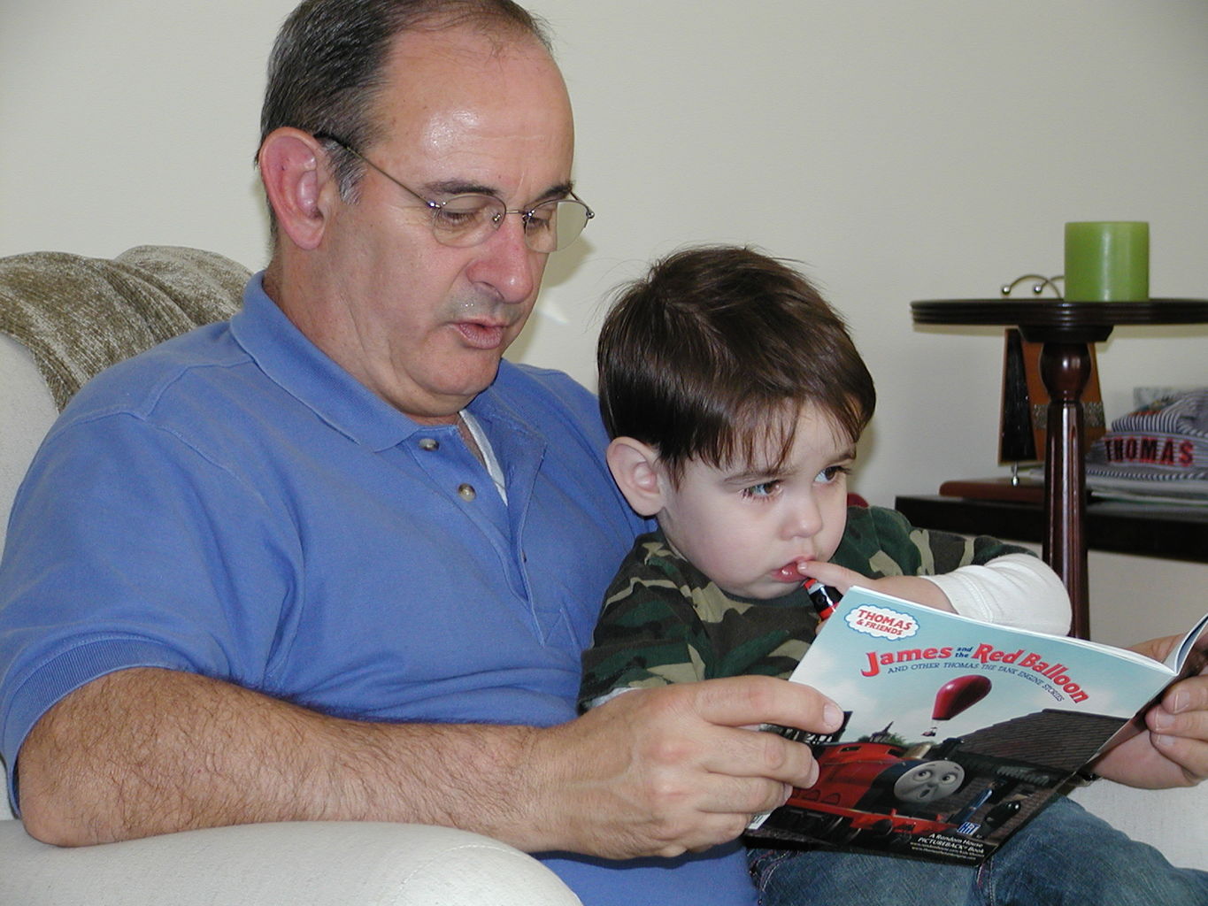 Visit from NaNa and PaPa - Monday
