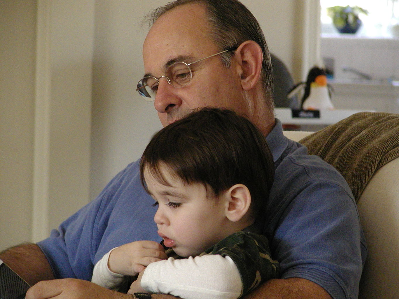 Visit from NaNa and PaPa - Monday
