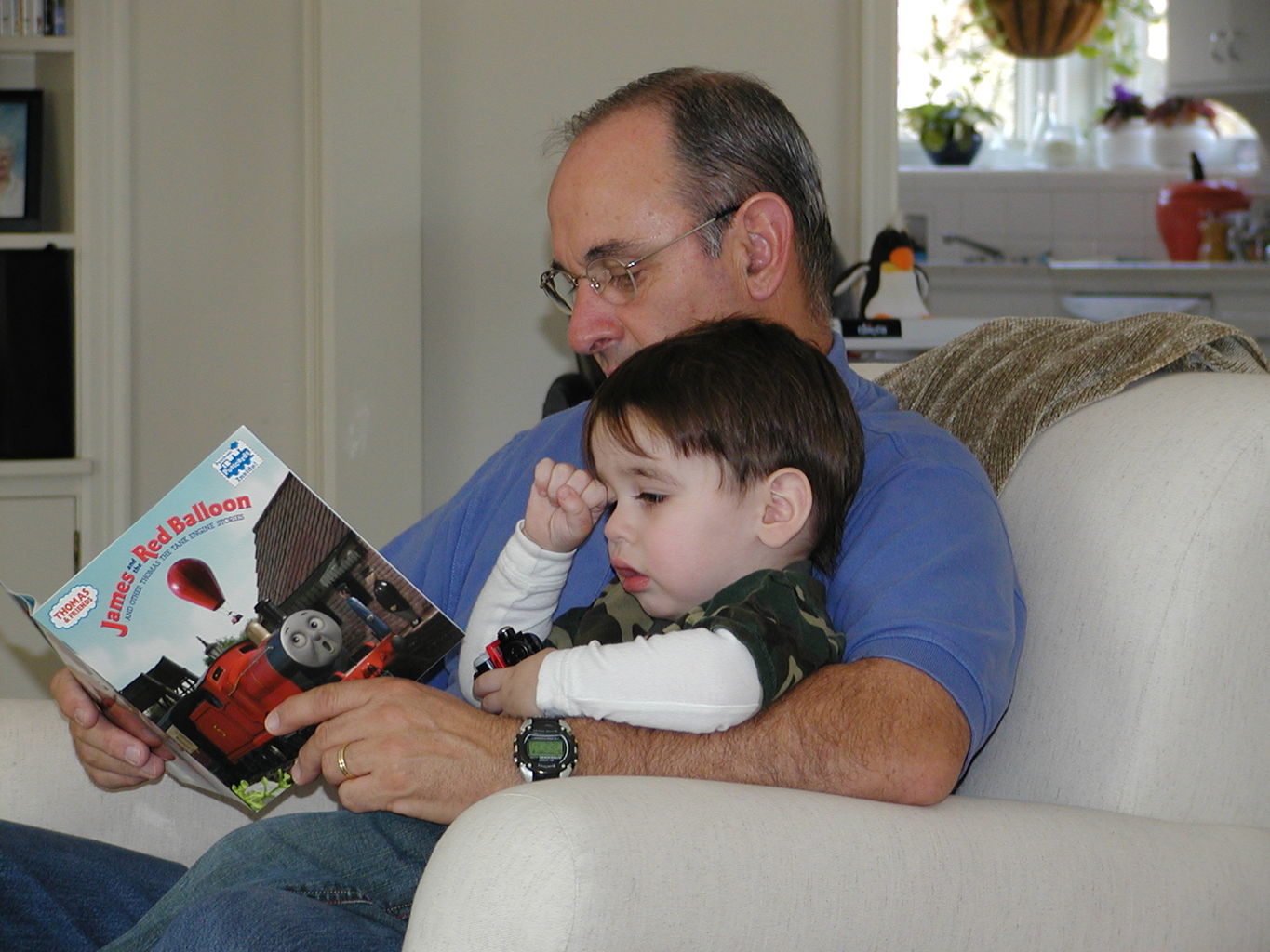 Visit from NaNa and PaPa - Monday
