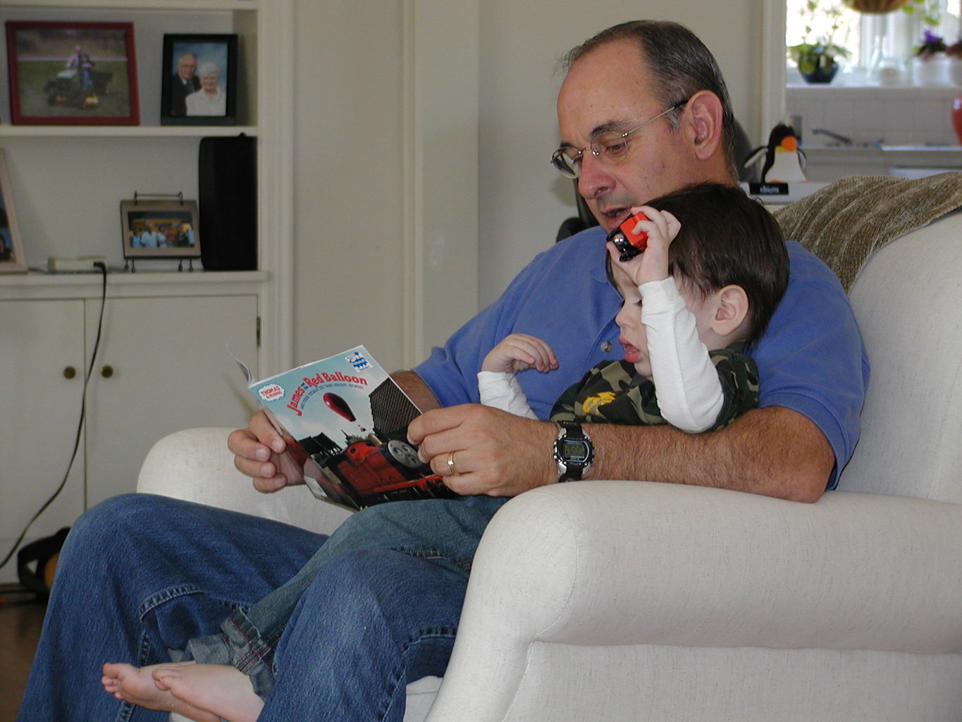 Visit from NaNa and PaPa - Monday
