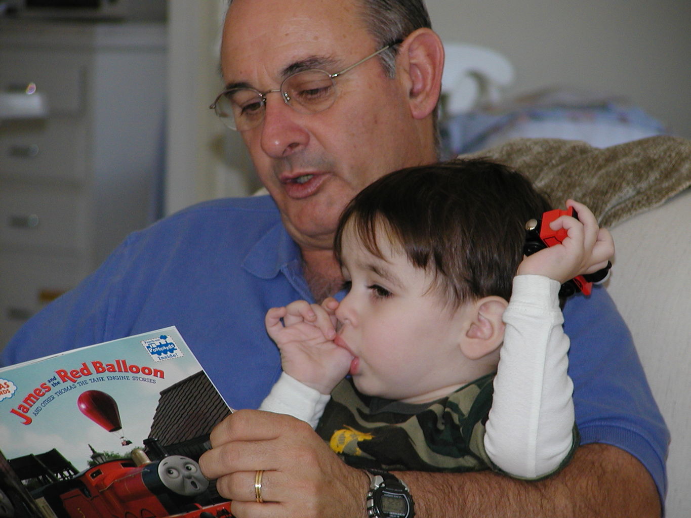 Visit from NaNa and PaPa - Monday

