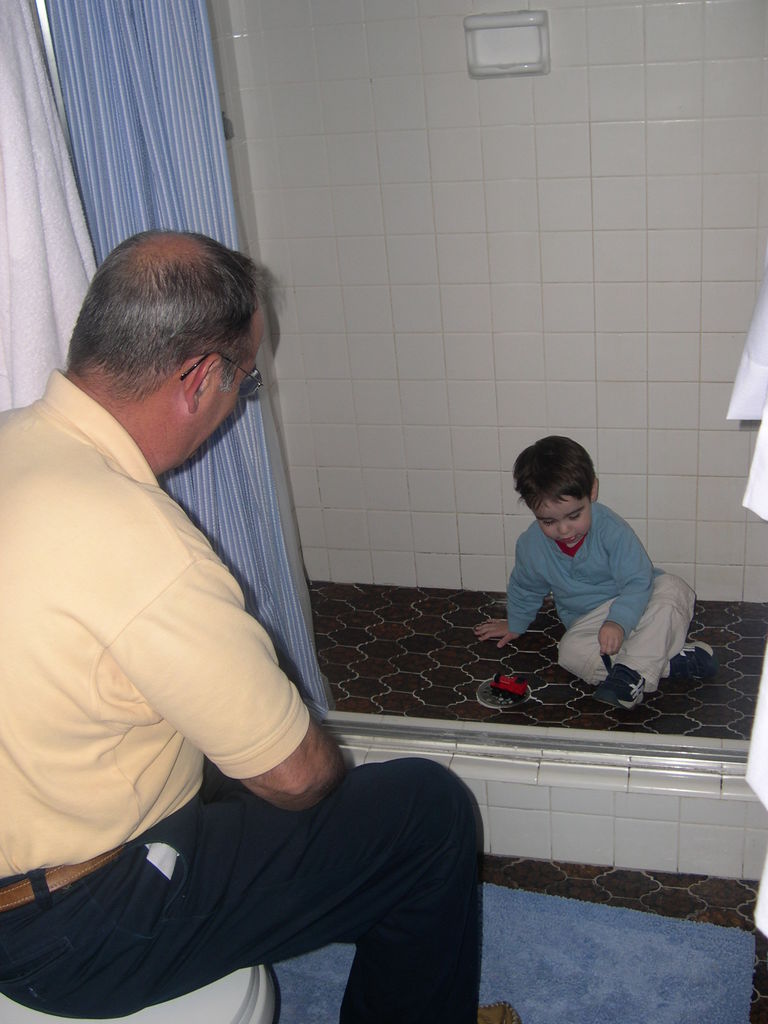 Visit to NaNa and PaPa March 2005
