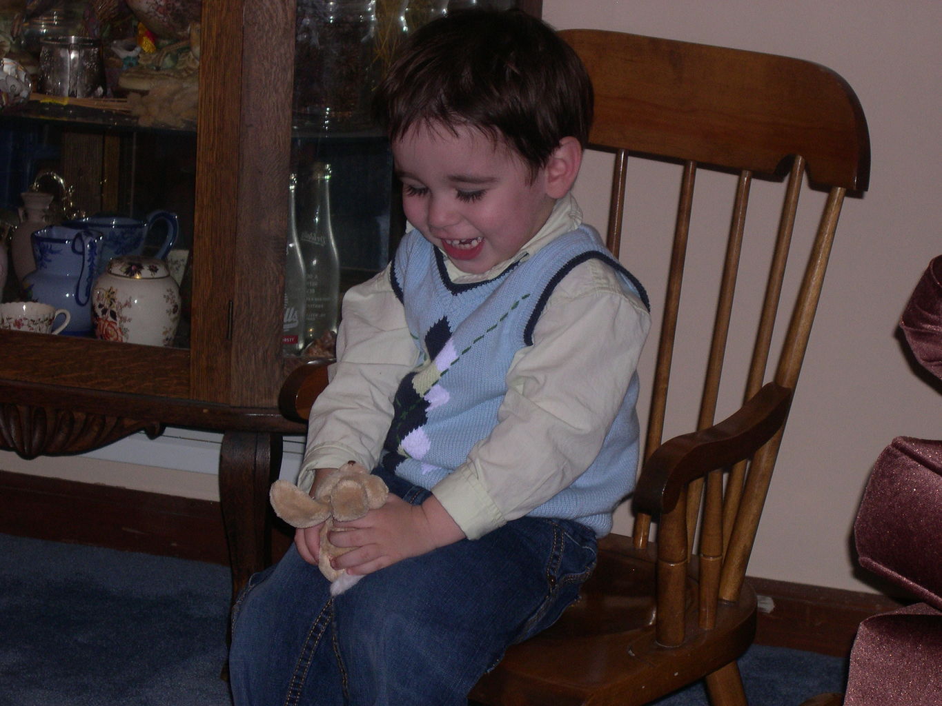 Visit to NaNa and PaPa March 2005
