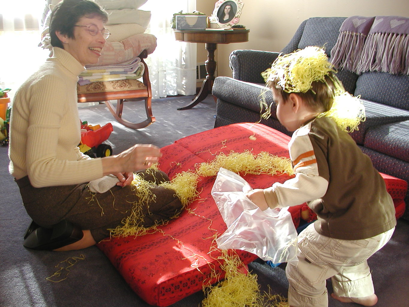Visit to NaNa and PaPa March 2005
