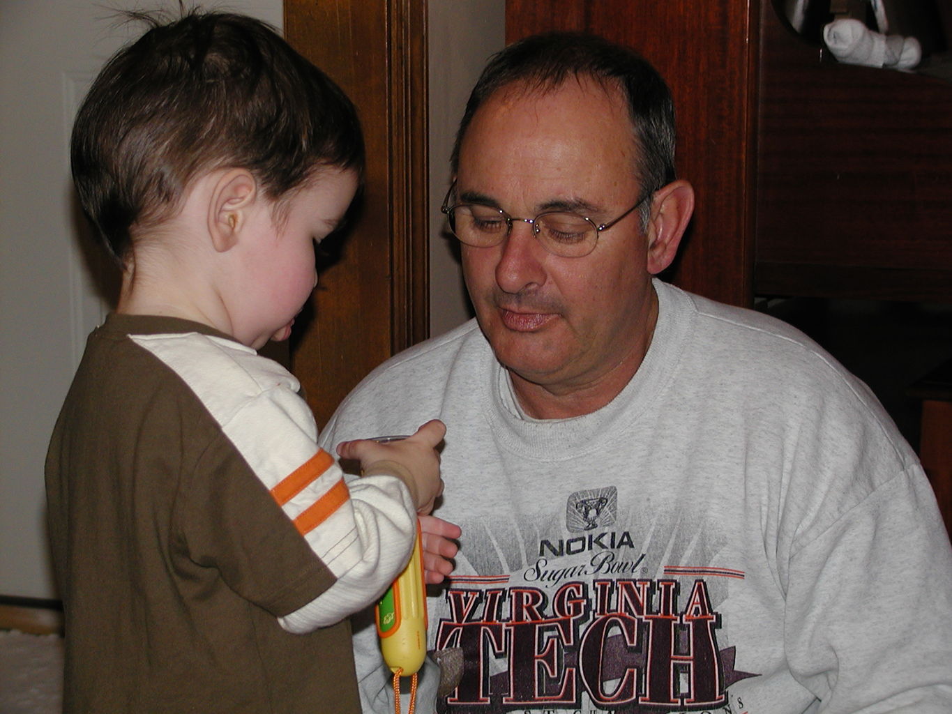 Visit to NaNa and PaPa March 2005
