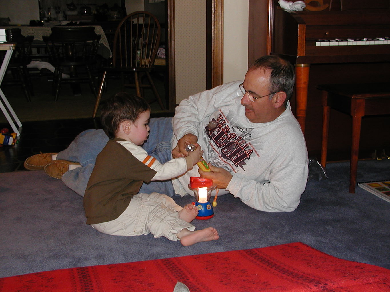Visit to NaNa and PaPa March 2005
