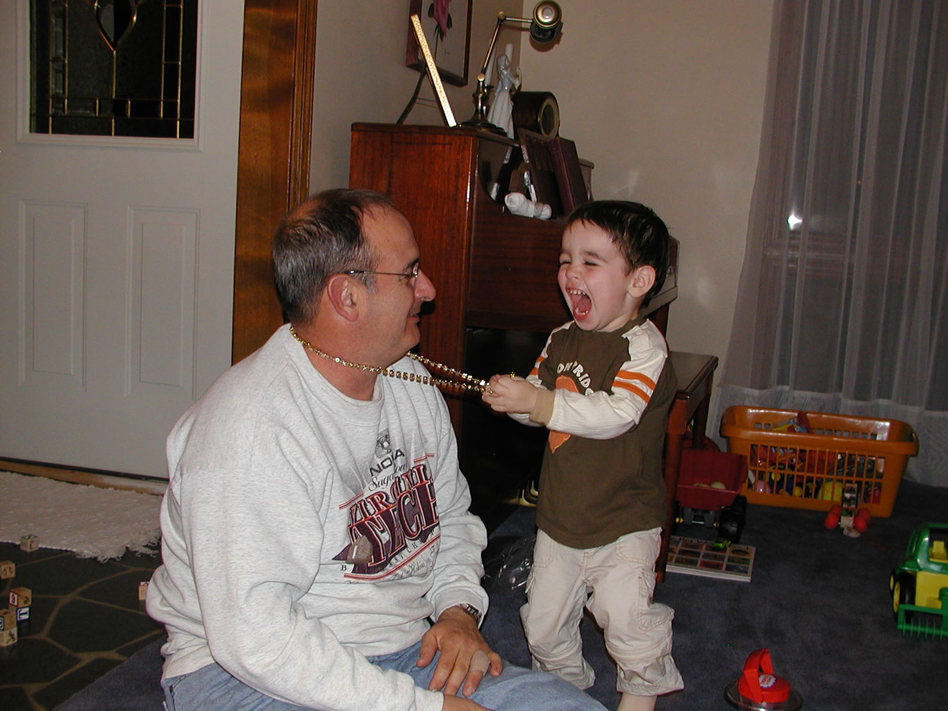 Visit to NaNa and PaPa March 2005
