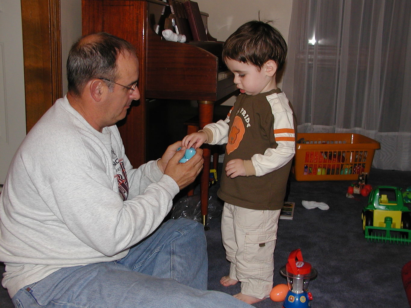 Visit to NaNa and PaPa March 2005
