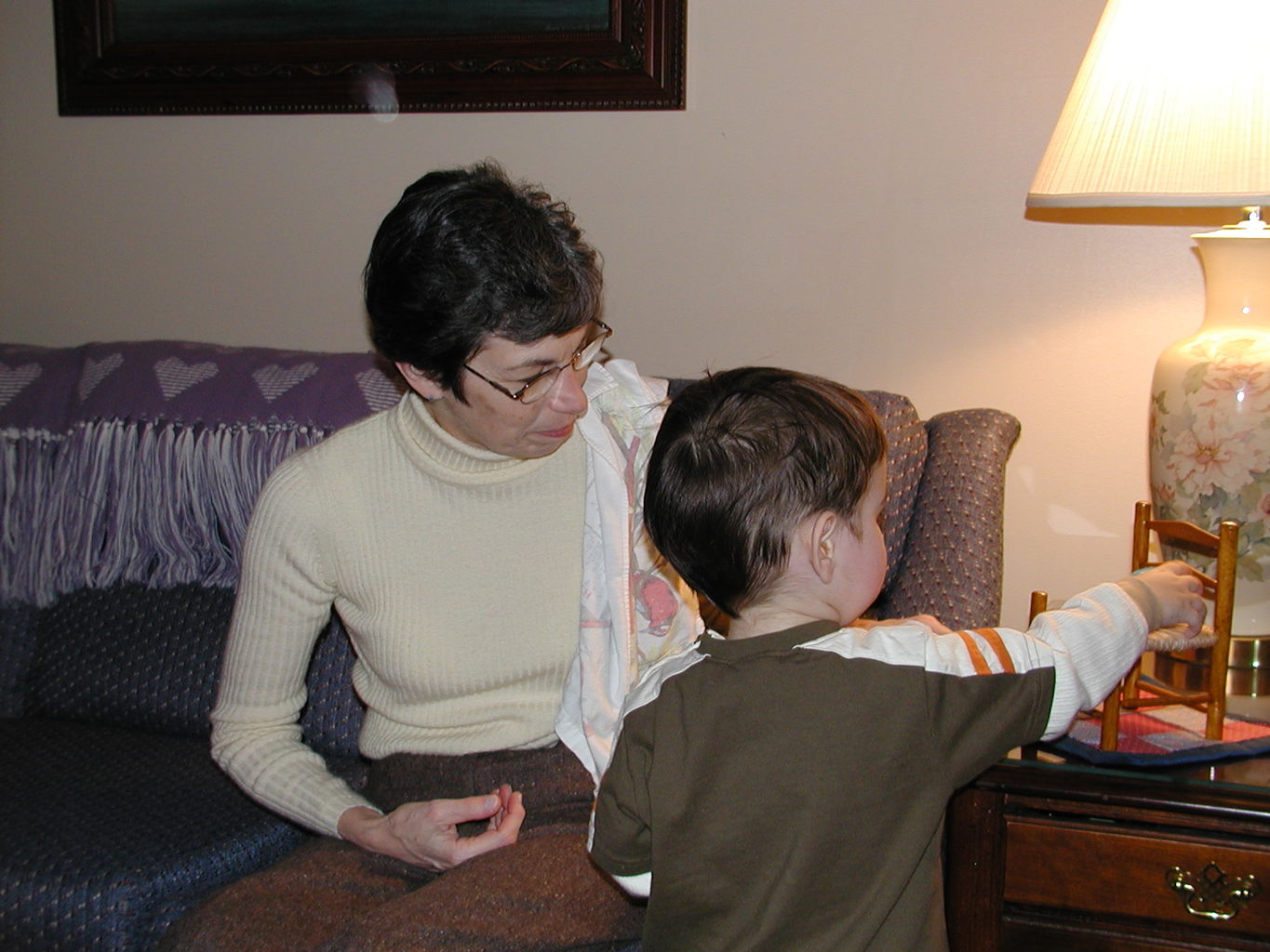 Visit to NaNa and PaPa March 2005
