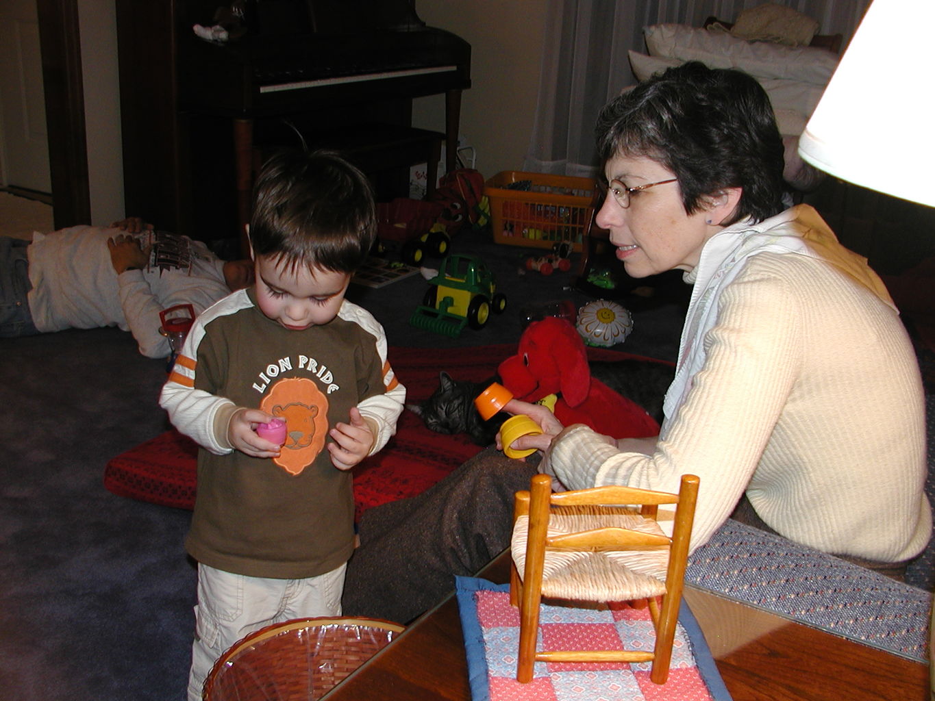 Visit to NaNa and PaPa March 2005
