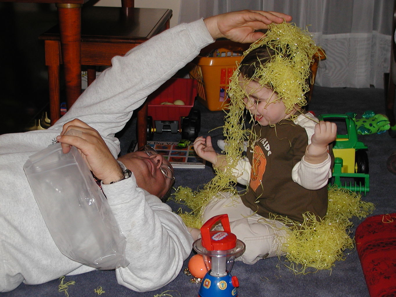 Visit to NaNa and PaPa March 2005

